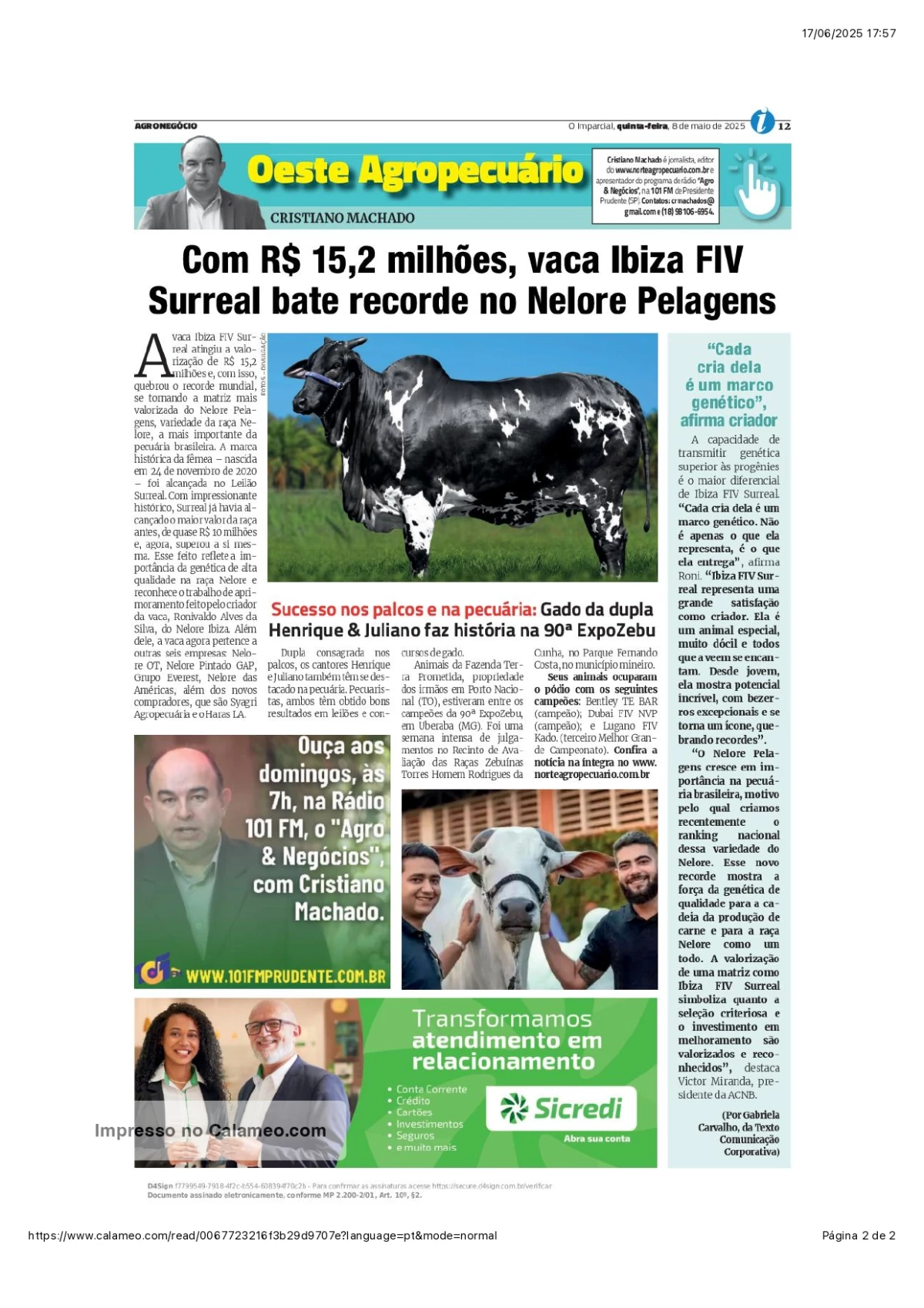 Oeste Agropecuário