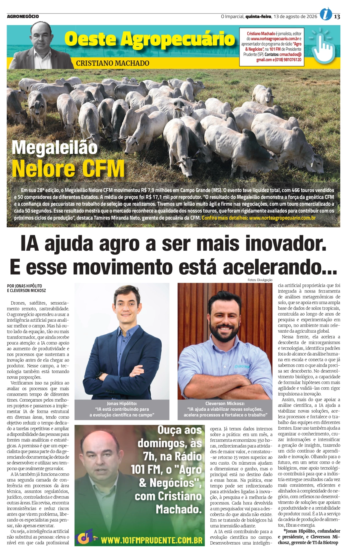 Oeste Agropecuário